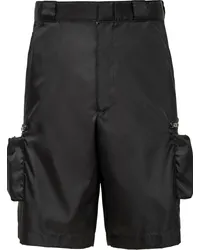 Prada Bermudas aus Re-Nylon Schwarz