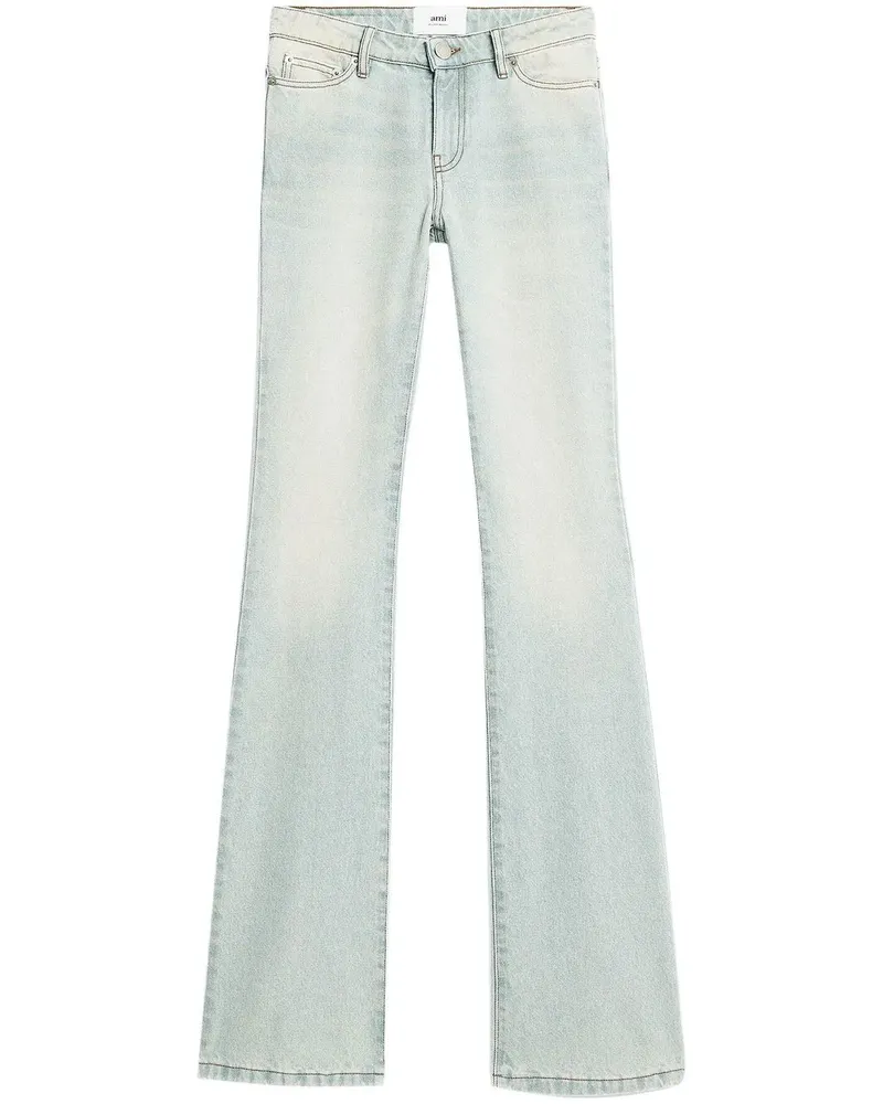 AMI Paris Bootcut-Jeans - Blau Blau