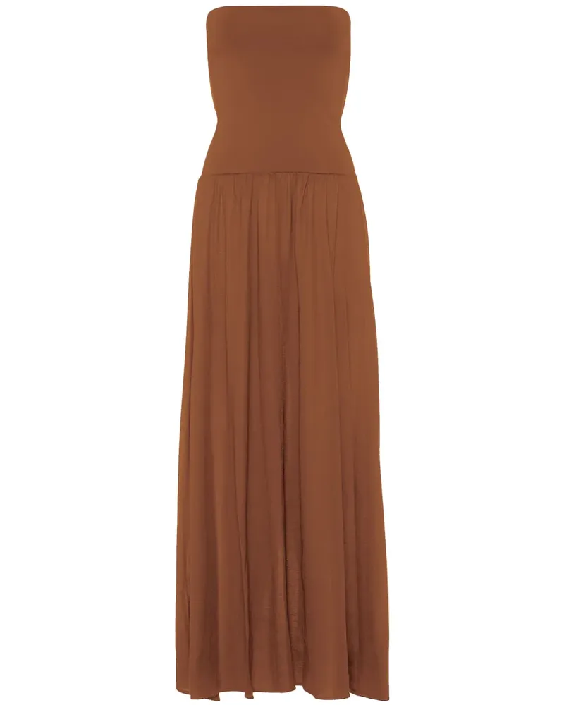 Eres Trägerloses Maxikleid - Braun Braun