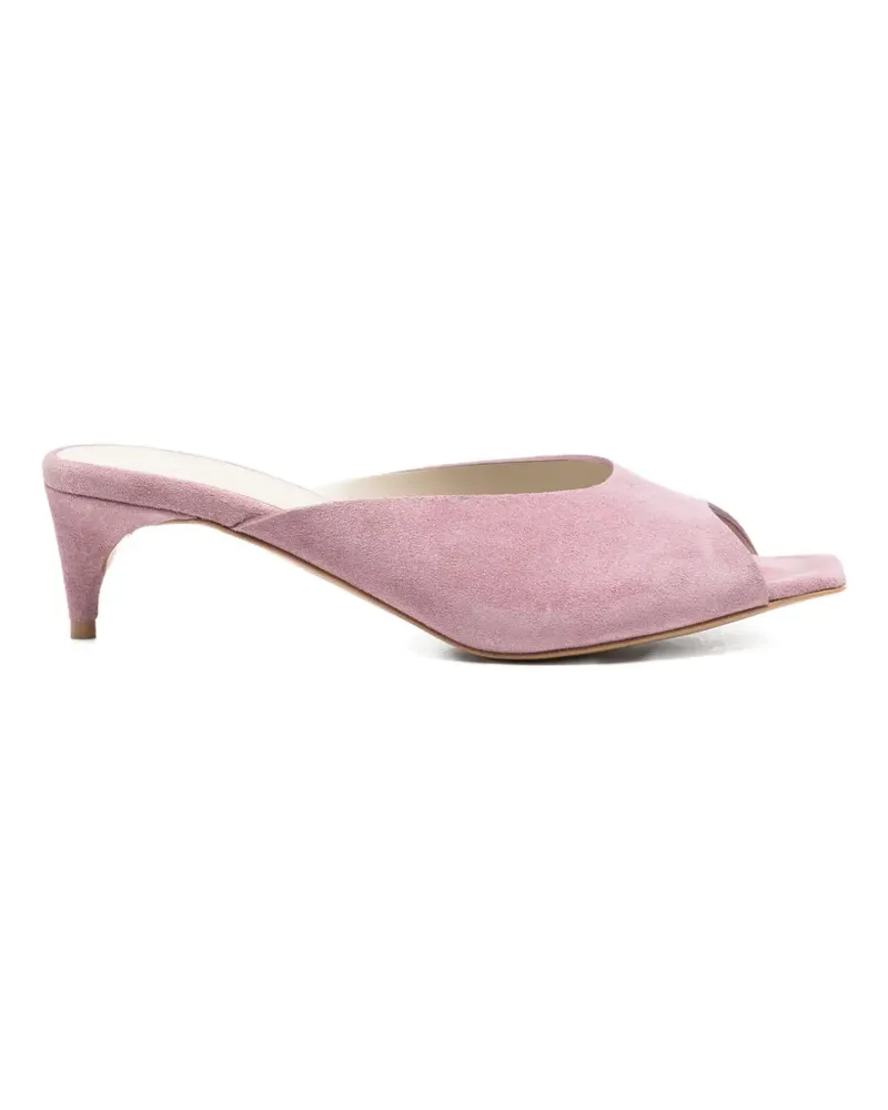TELA square-toe slippers - Rosa Rosa