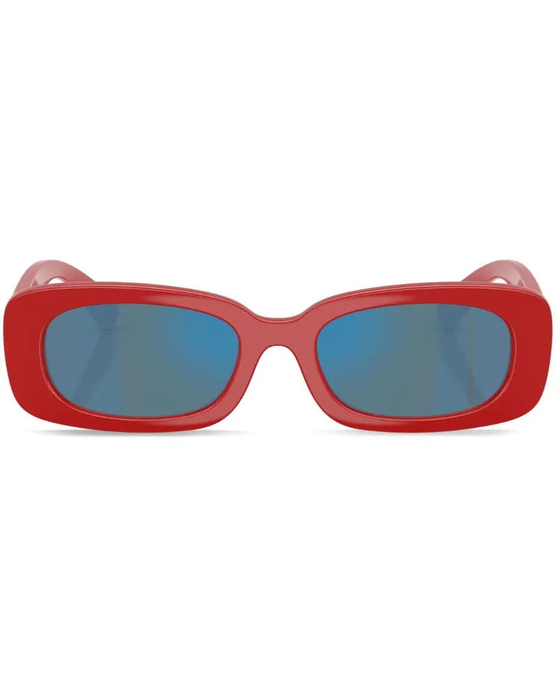 Dolce & Gabbana Sonnenbrille mit DG-Anhängern - Rot Rot