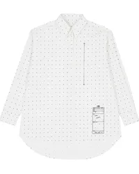 Maison Margiela Hemd mit Polka Dots Weiß