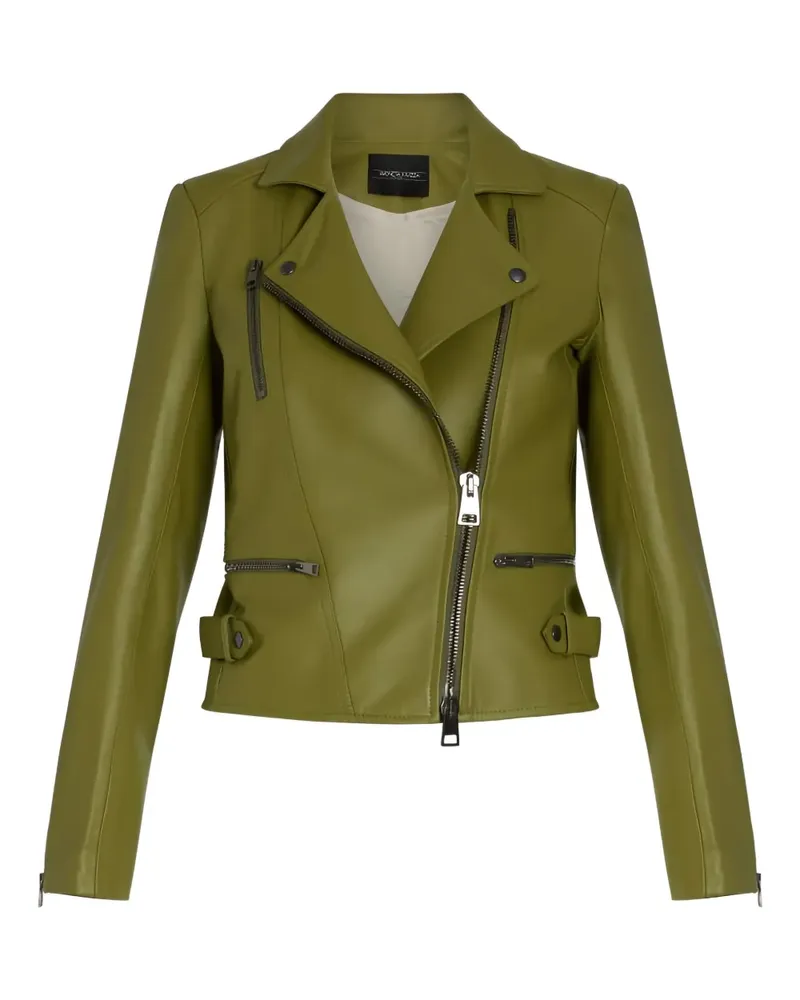 Simonetta Ravizza Bikerjacke mit Reißverschluss - Grün Grün