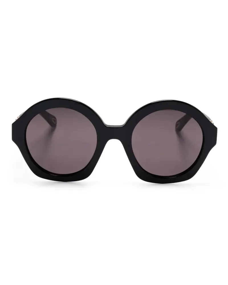Chloé Sonnenbrille mit Oversized-Gestell - Schwarz Schwarz
