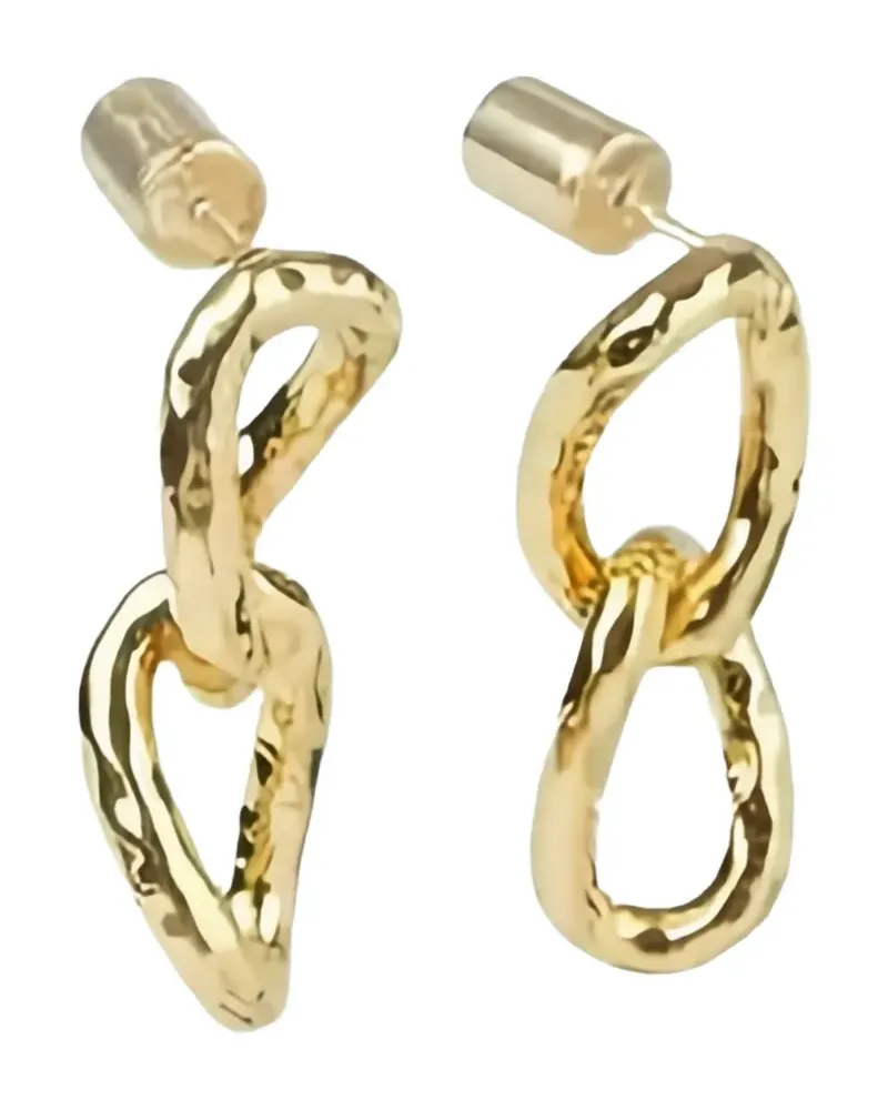 Jil Sander knot-design earrings - Gold Gold