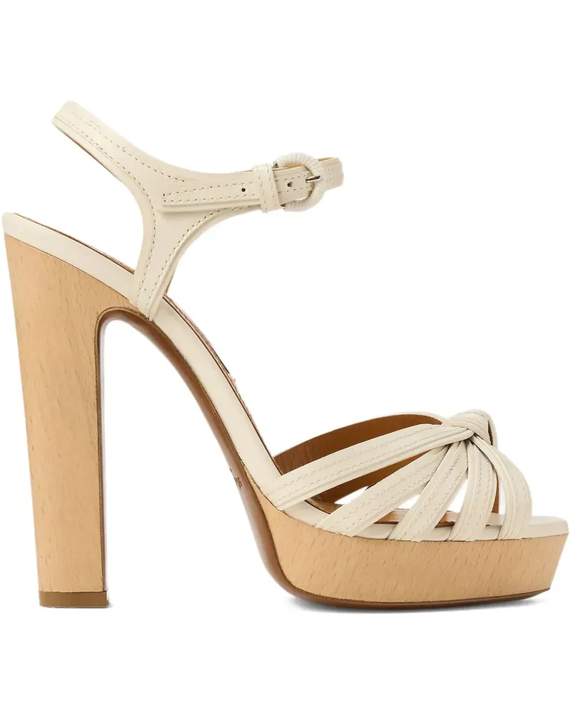 Ralph Lauren Kieran Sandalen mit Absatz 125mm - Nude Nude