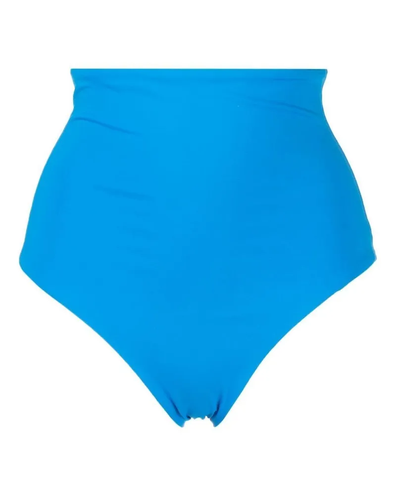 BONDI BORN Bikinihöschen mit hohem Bund Blau