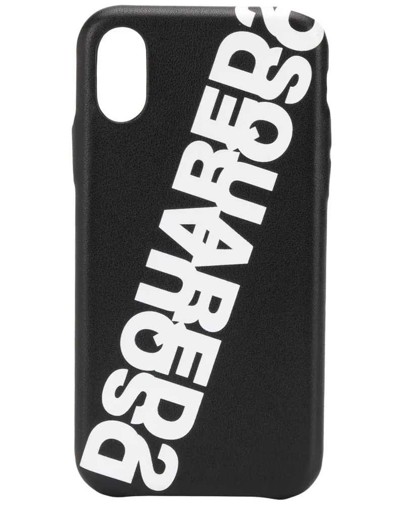 Dsquared2 iPhone X-Hülle mit Logo - Schwarz Schwarz