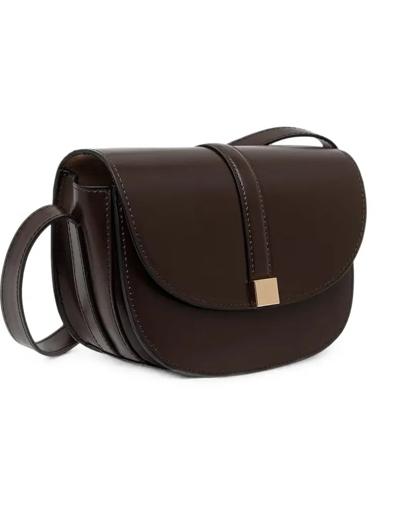 Marc O'Polo small Taya foldover crossbody bag - Braun Braun