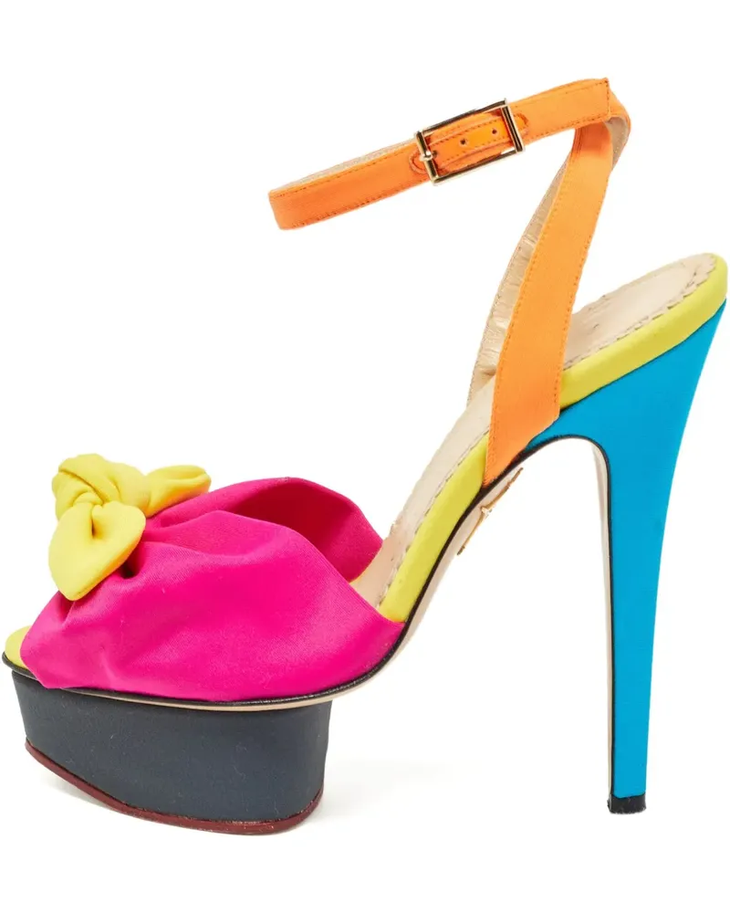 Charlotte Olympia Pre-owned Sandalen mit Plateau 135mm - Rosa Rosa