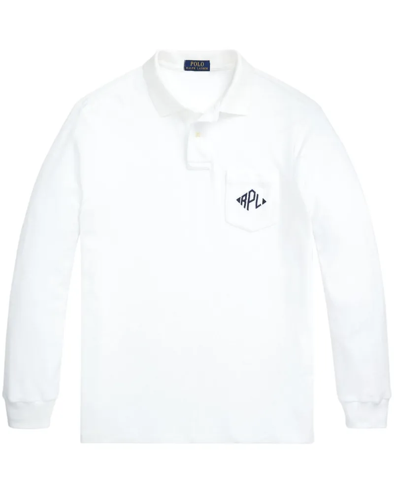 Ralph Lauren Poloshirt mit Logo-Stickerei - Weiß Weiß