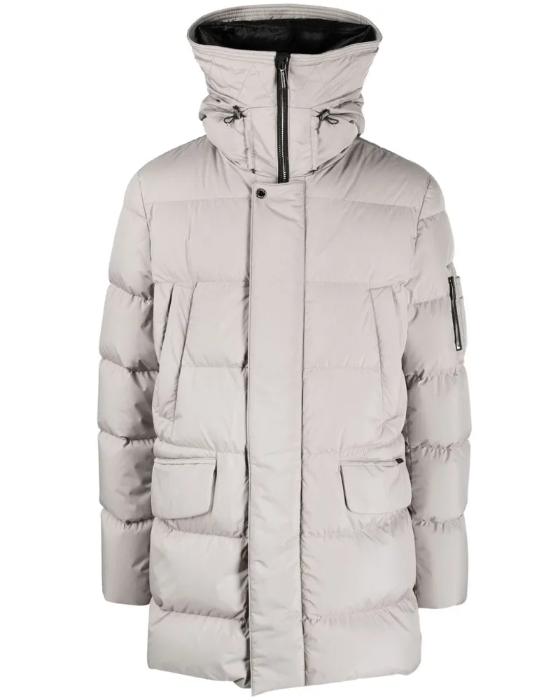 MOORER Daunenjacke mit Reißverschluss - Grau Grau