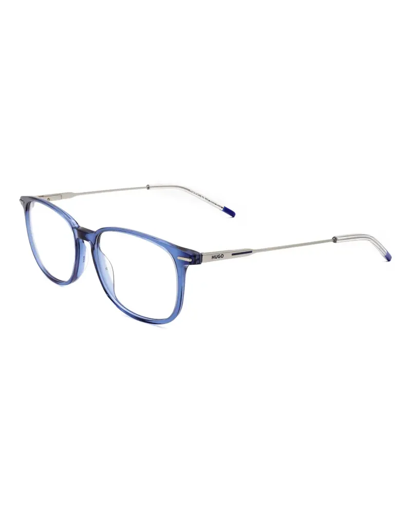 HUGO BOSS Brille mit eckigem Gestell - Blau Blau