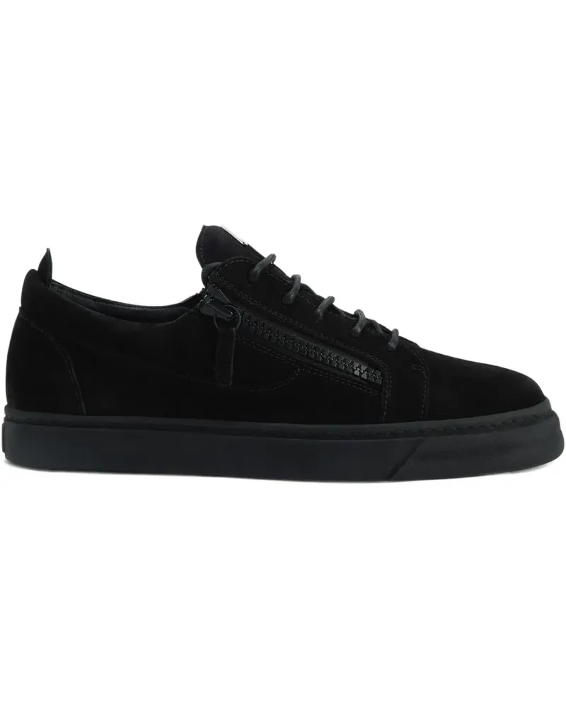 Giuseppe Zanotti Frankie Sneakers mit Reißverschluss - Schwarz Schwarz