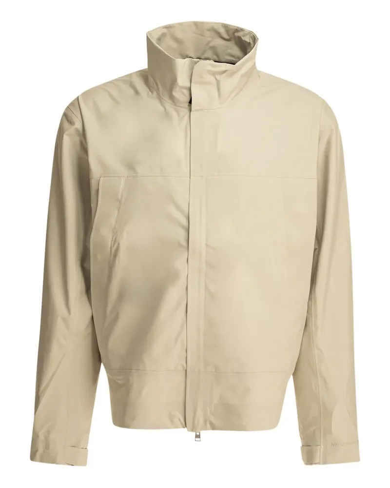 Norse Projects Leichte Jacke mit Rollkragen - Nude Nude