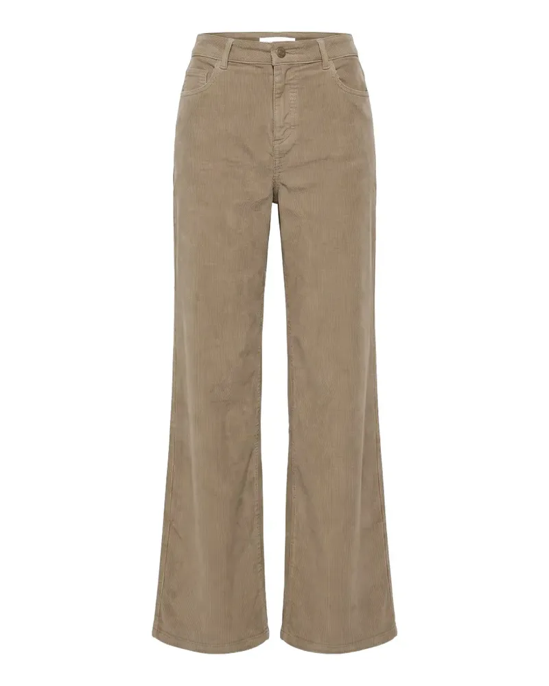 Twin-Set Cordhose mit weitem Bein - Nude Nude