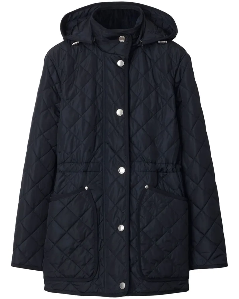 Burberry Gesteppte Jacke - Blau Blau