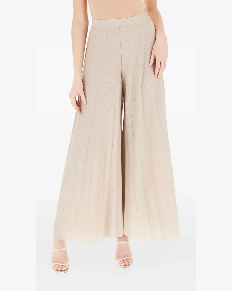 Pennyblack Plissierte Palazzohose - Grau Grau