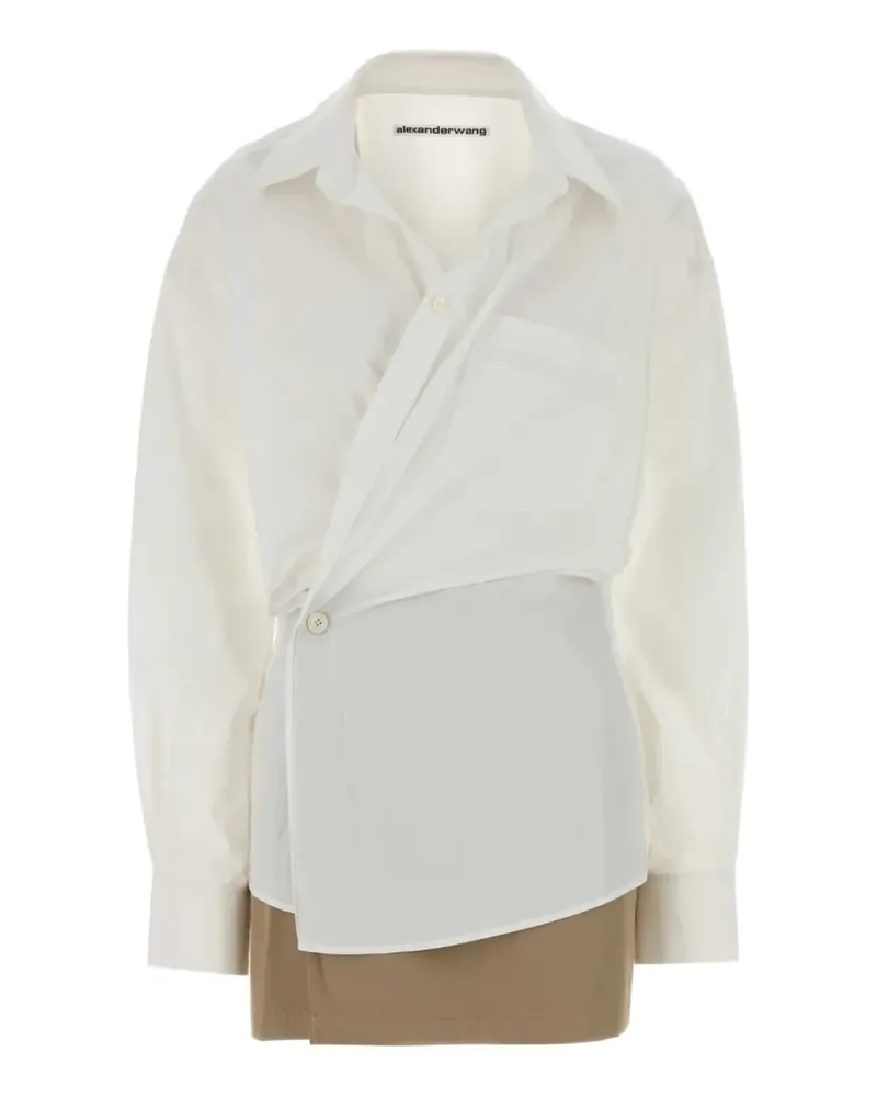 Alexander Wang Gewickeltes Minikleid - Weiß Weiß