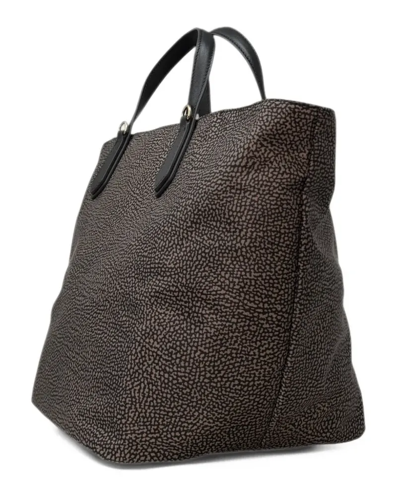 Borbonese Opale-print tote bag - Nude Nude