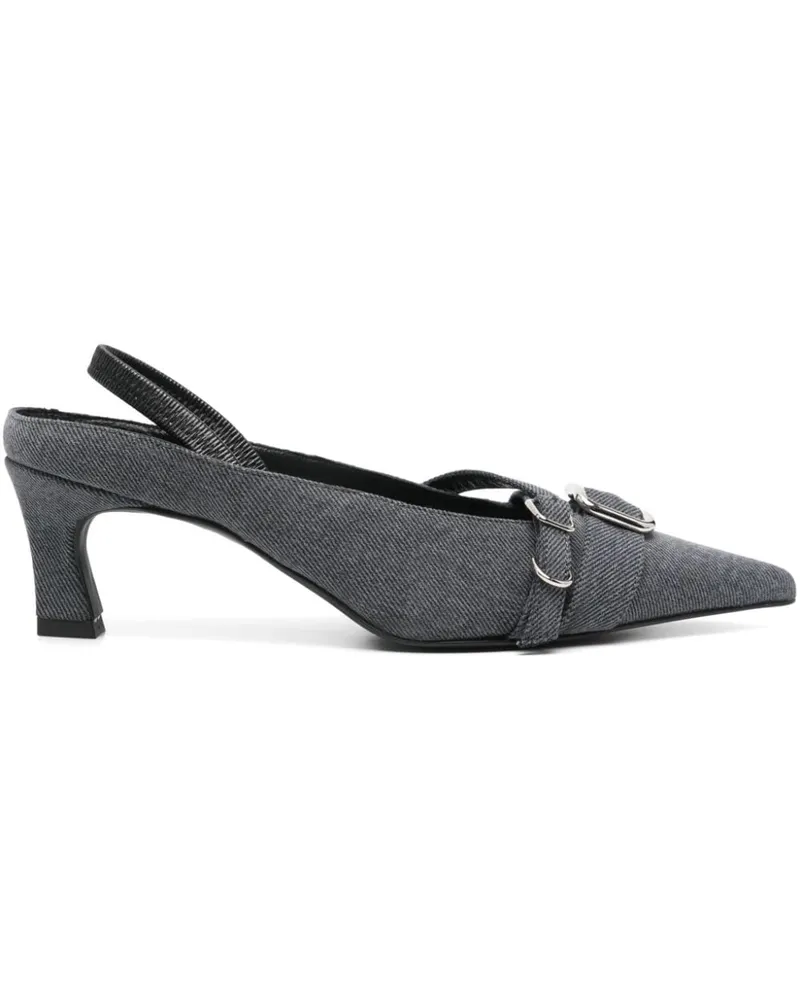 Justine Clenquet Joan Slingback-Pumps 55mm - Grau Grau