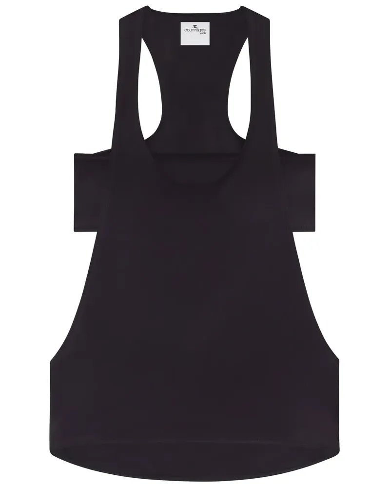 Courrèges Infinity Tanktop - Schwarz Schwarz