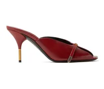 Nyx Mules aus Leder - Rot