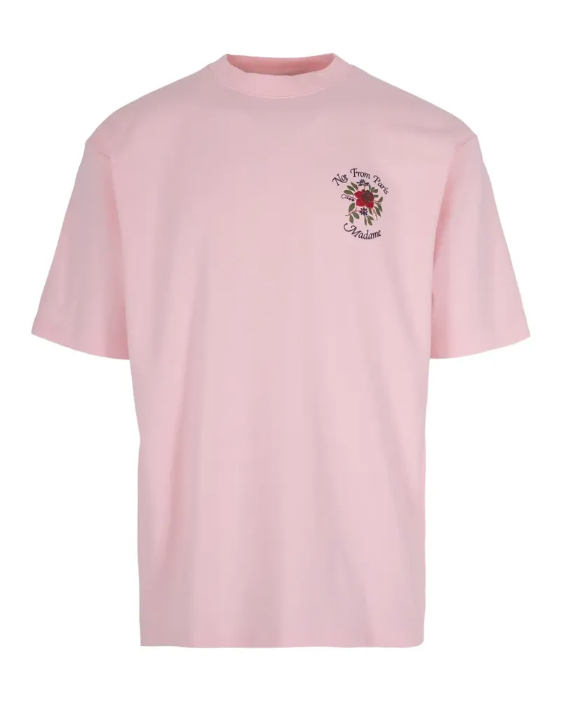 Drôle de Monsieur floral print T-shirt - Rosa Rosa