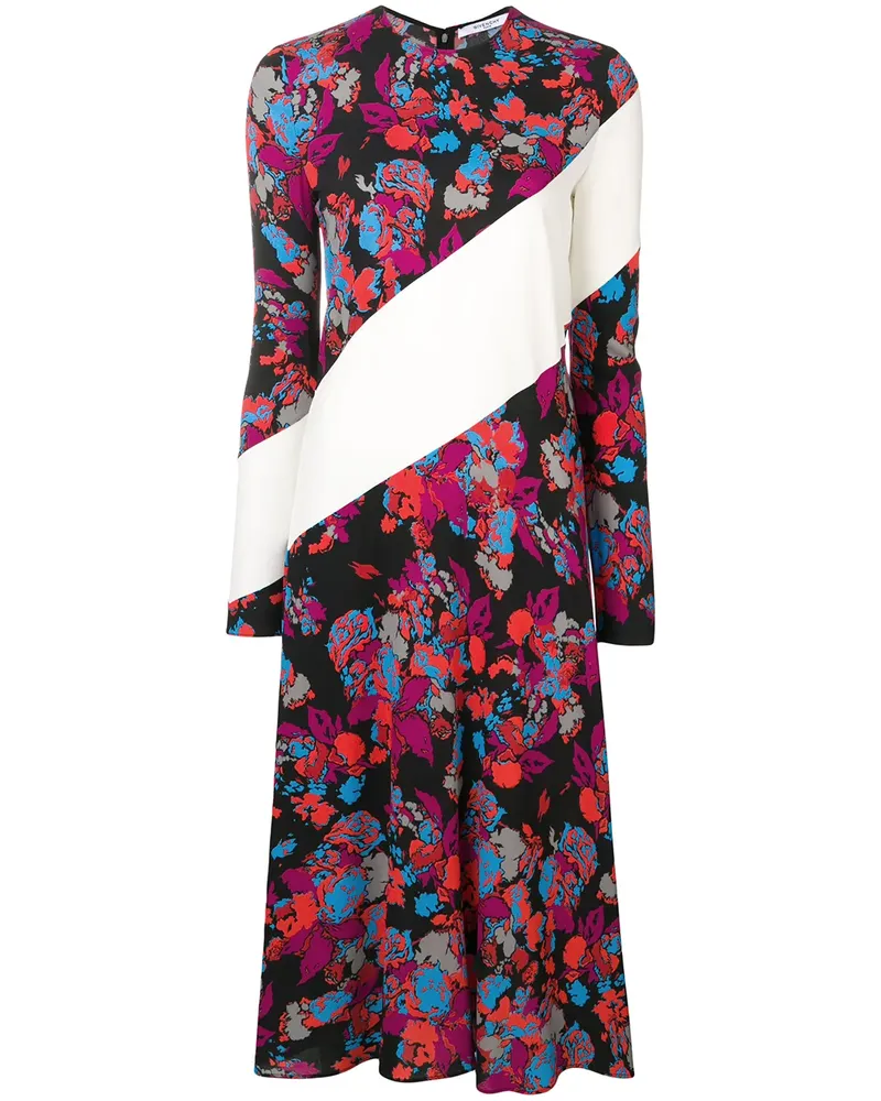 Givenchy Gestreiftes Kleid - Schwarz Schwarz