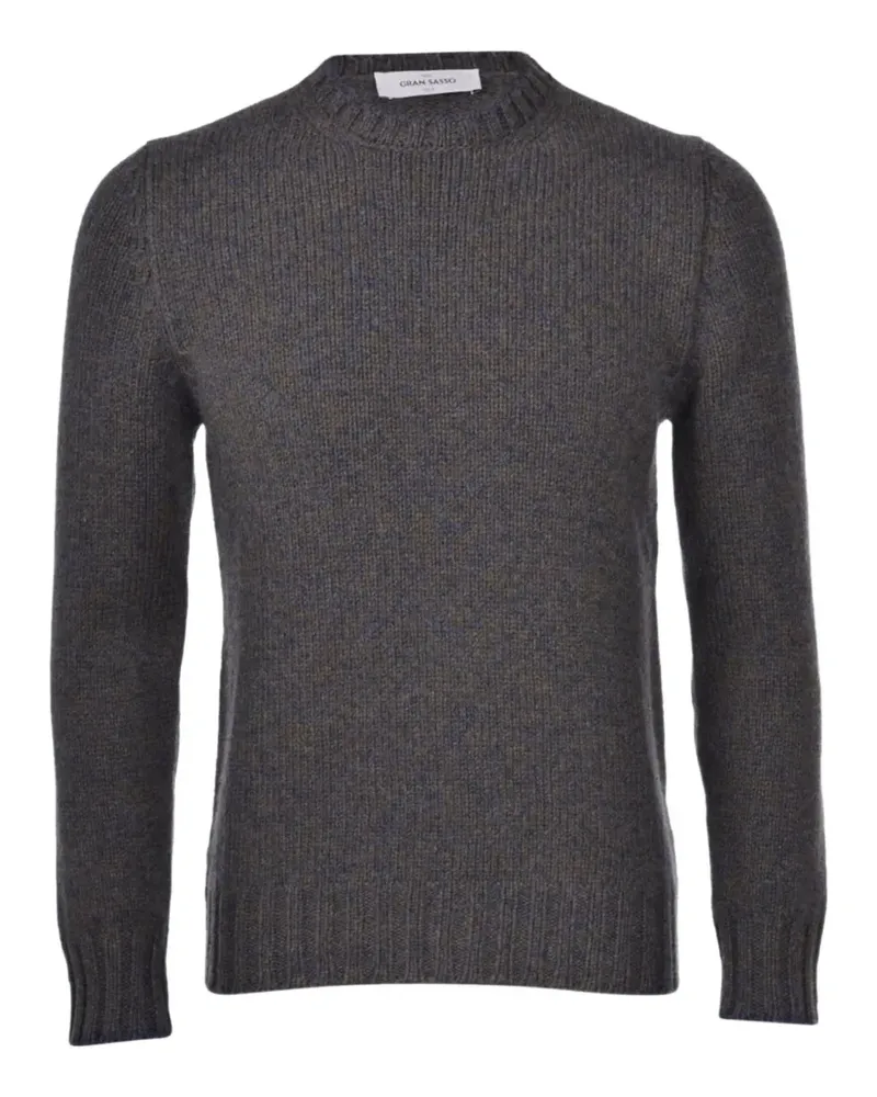 Gran Sasso Gerippter Pullover - Grau Grau