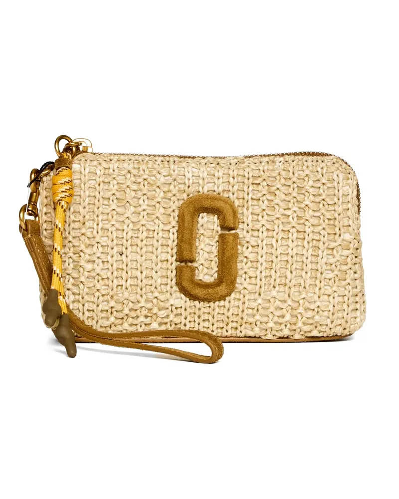 Marc Jacobs The Wristlet woven clutch bag - Nude Nude