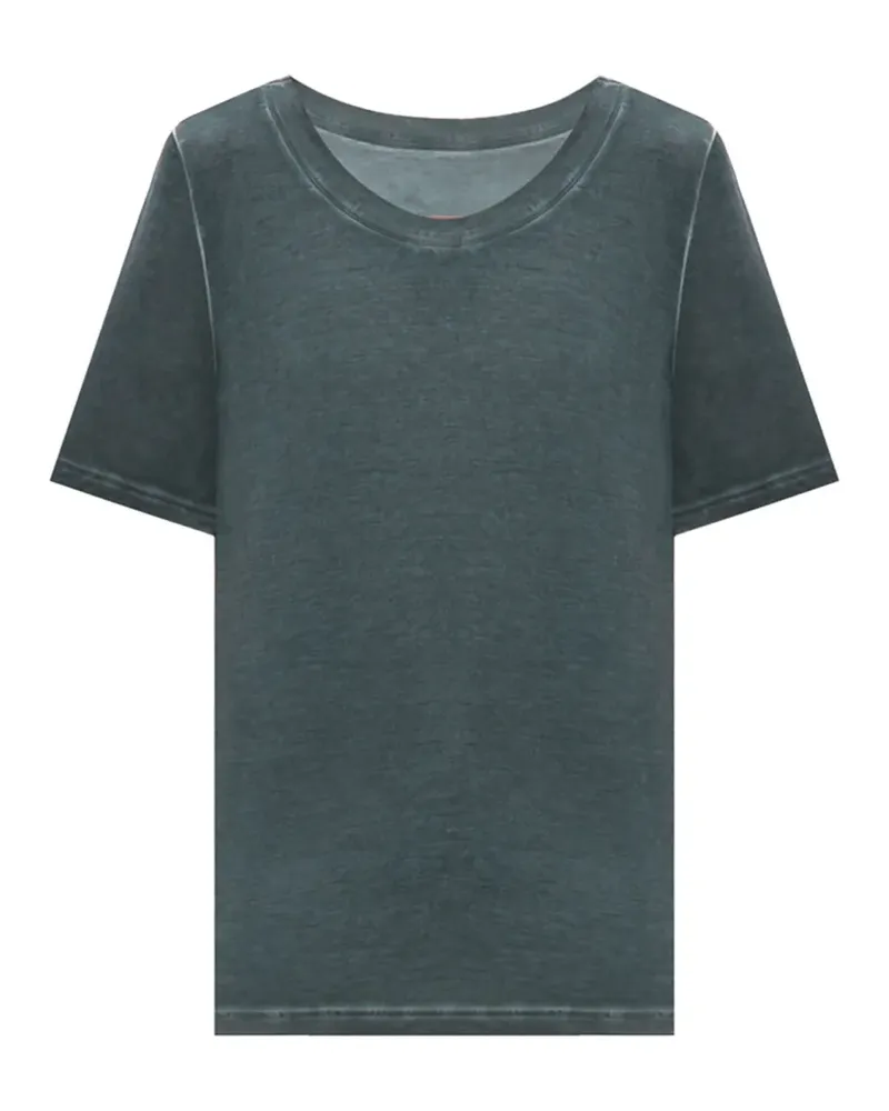 Uma Wang faded-effect crew-neck T-shirt - Blau Blau
