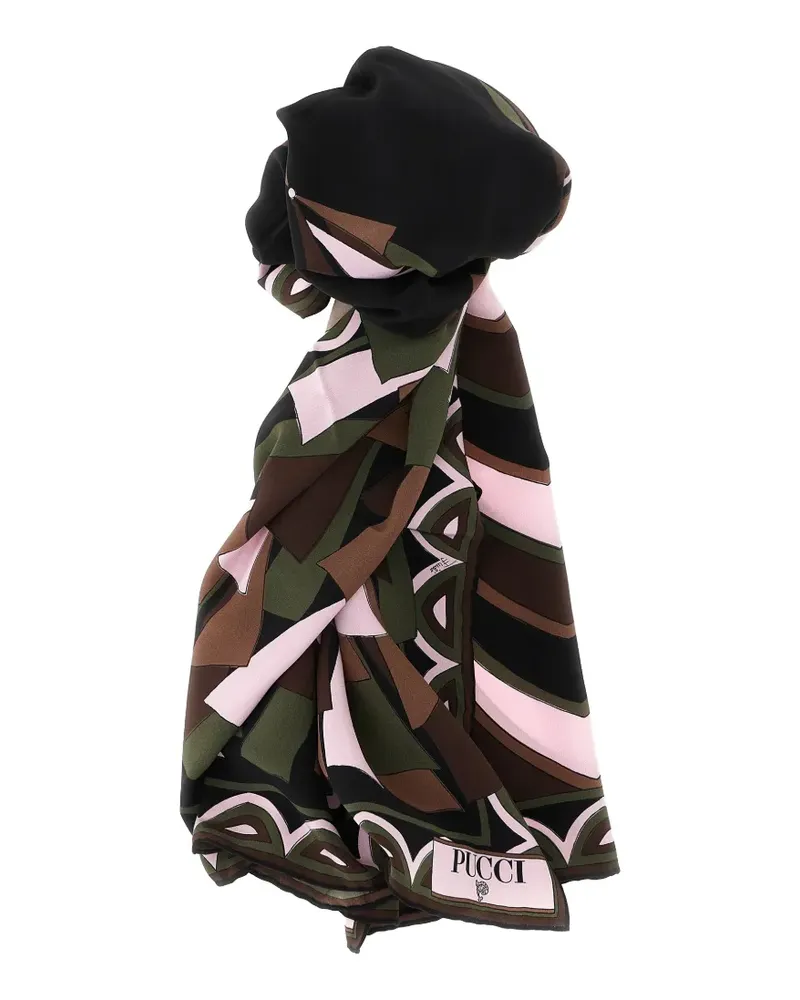 Emilio Pucci Baiadera Stola mit Print - Schwarz Schwarz