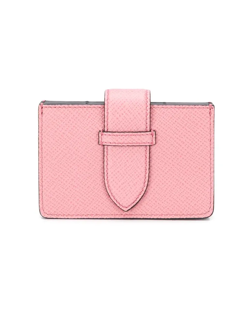 Smythson Panama Concertina' Kartenetui - Rosa Rosa