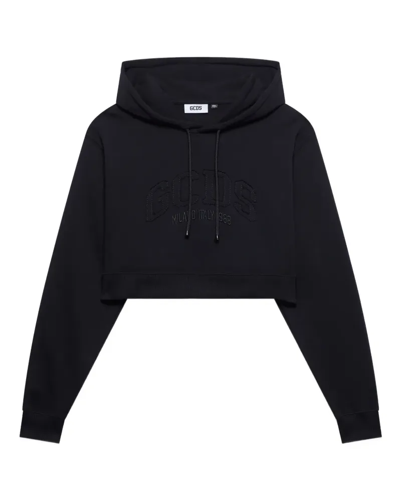 GCDS Lounge Hoodie - Schwarz Schwarz
