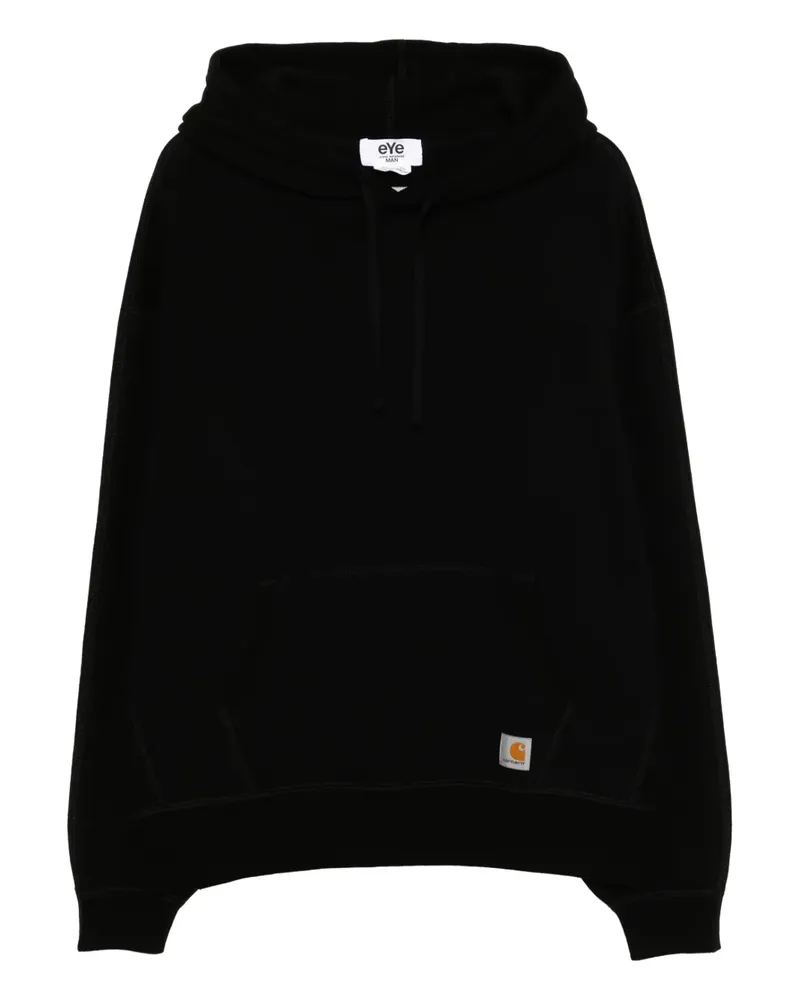 Junya Watanabe MAN eYe x Carhartt Hoodie mit Logo - Schwarz Schwarz