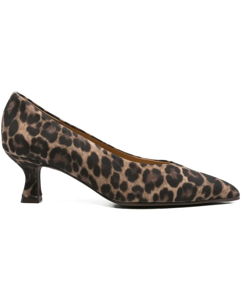 Pedro Miralles Pumps mit Leoparden-Print 60mm - Braun Braun