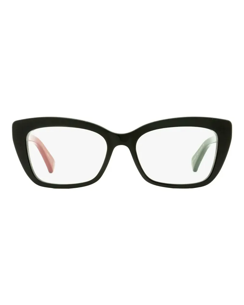Gucci Brille mit geometrischem Gestell - Schwarz Schwarz