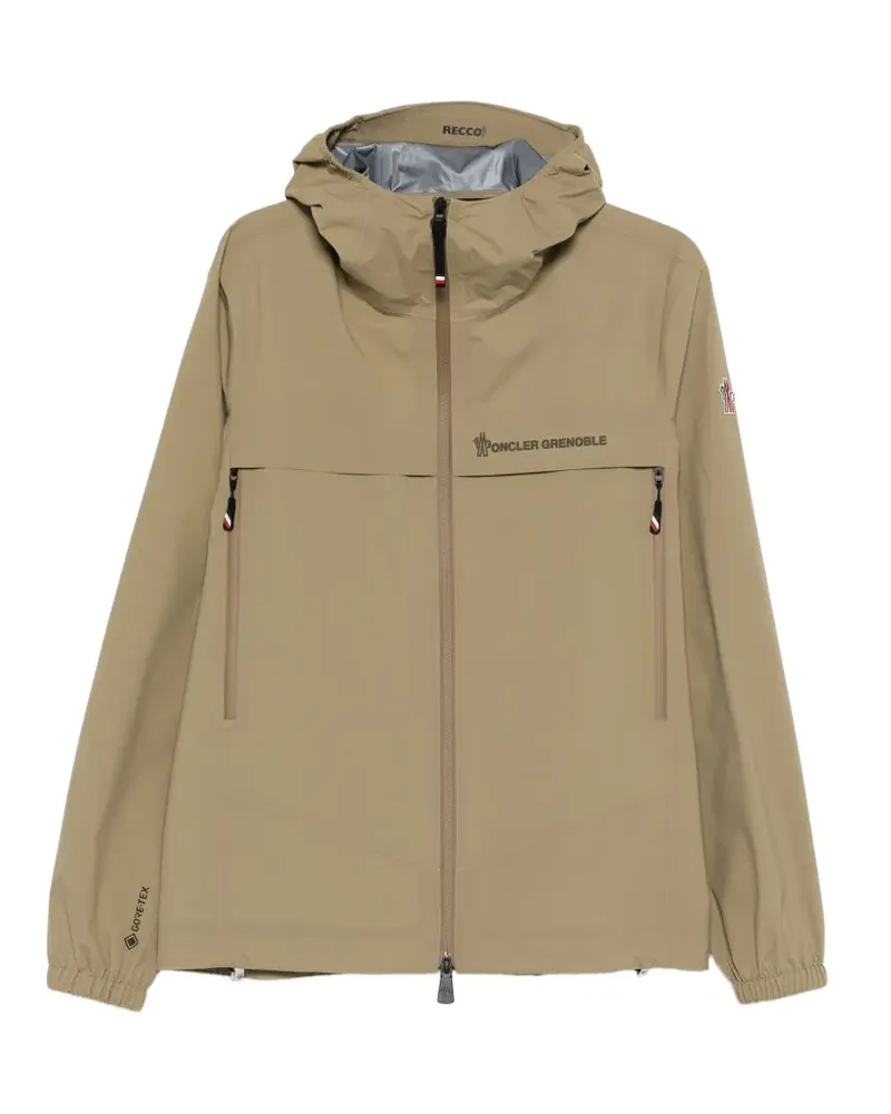 Moncler hooded zip jacket - Nude Nude