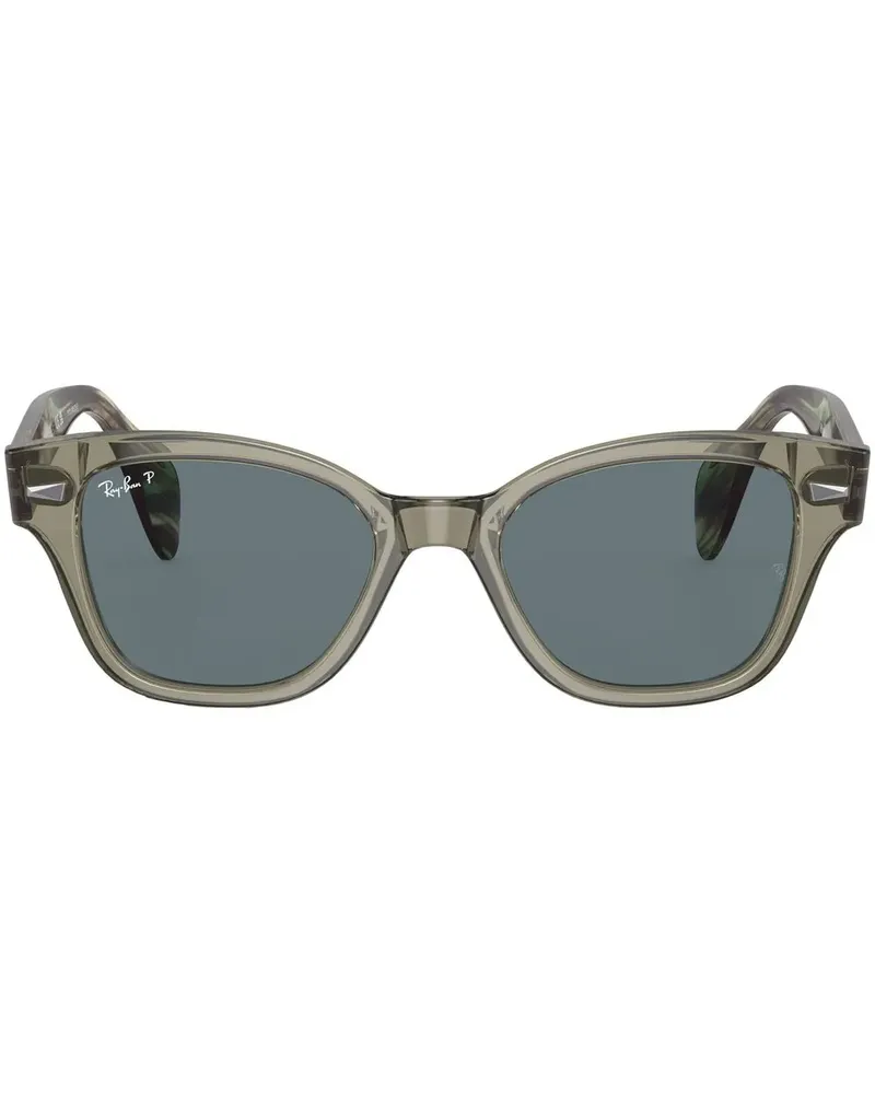 Ray Ban Sonnenbrille mit Camouflagemuster - Grün Grün