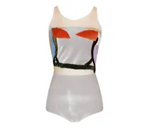 Carnival/Festival Tucano Badeanzug mit abstraktem Design - Nude