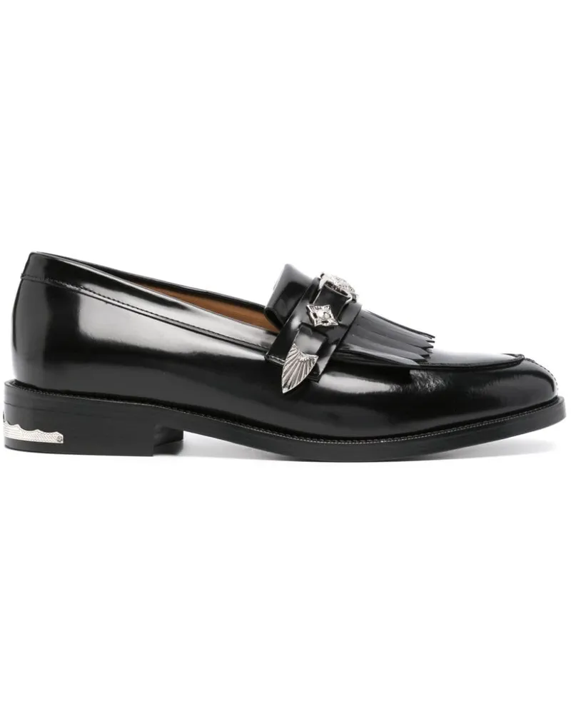 Toga Loafer mit Nieten - Schwarz Schwarz