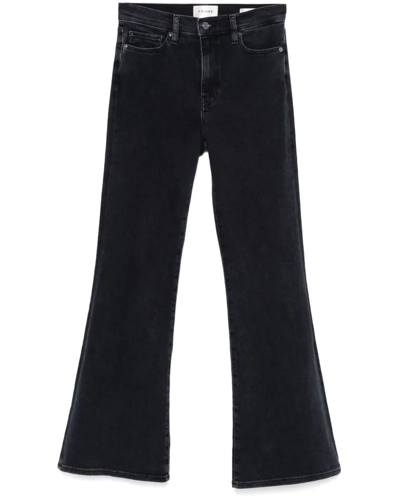 Frame Denim Le Easy Flare Jeans - Schwarz Schwarz