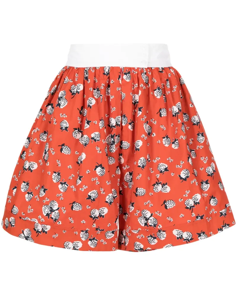 BATSHEVA Shorts mit Print - Orange Orange