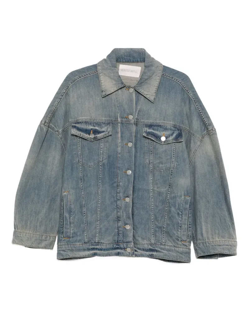 Circus Hotel faded-effect denim jacket - Blau Blau