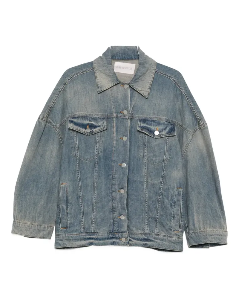 Circus Hotel faded-effect denim jacket - Blau Blau