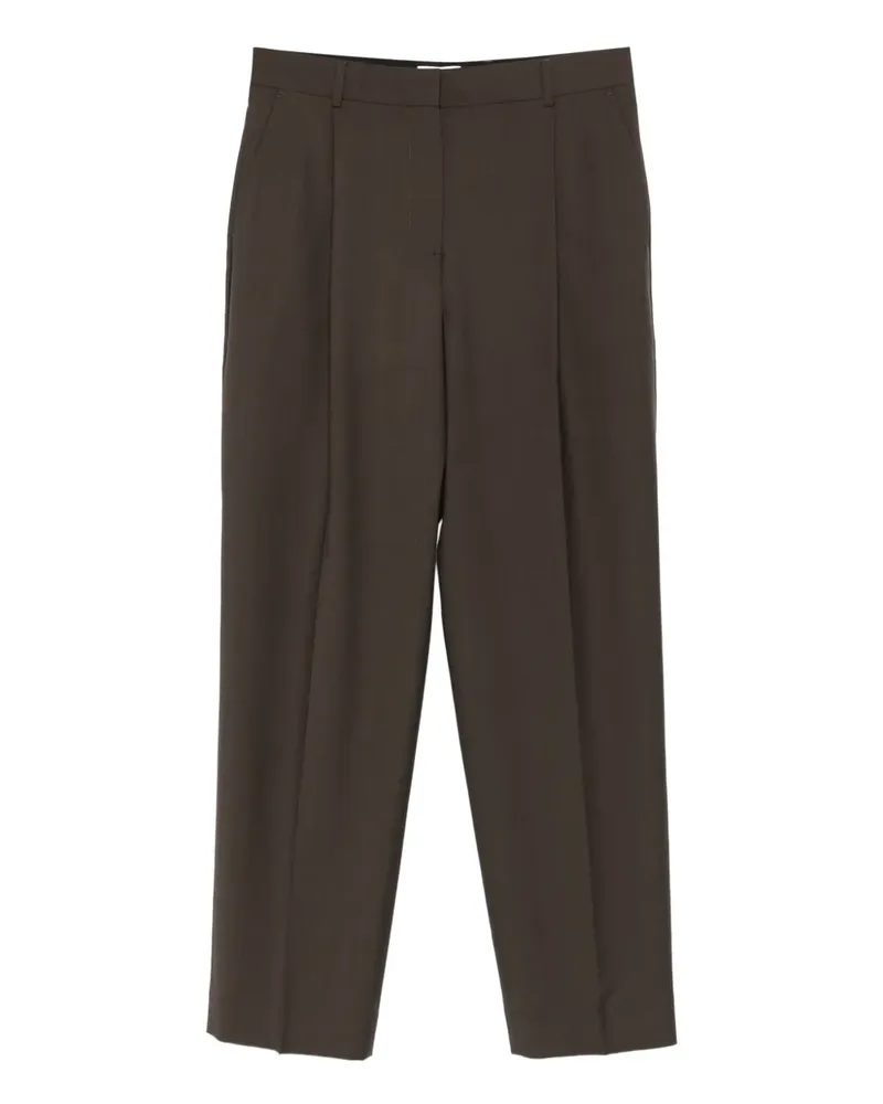 Totême Hose mit Bundfalten - Braun Braun