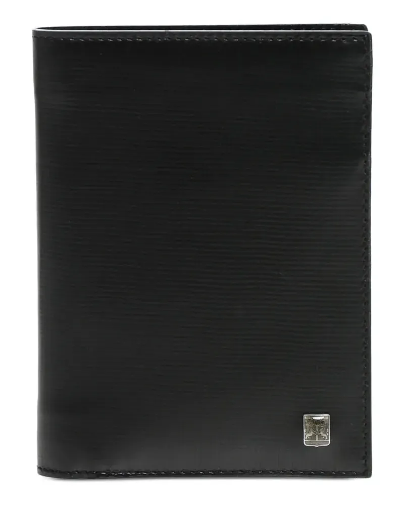 Corneliani logo-plaque bifold wallet - Schwarz Schwarz