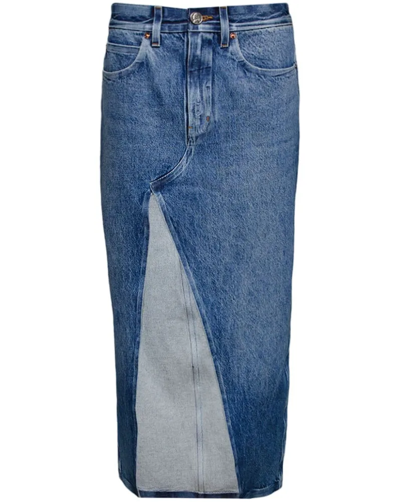 Alexander Wang Jeans-Maxirock mit Schlitz - Blau Blau