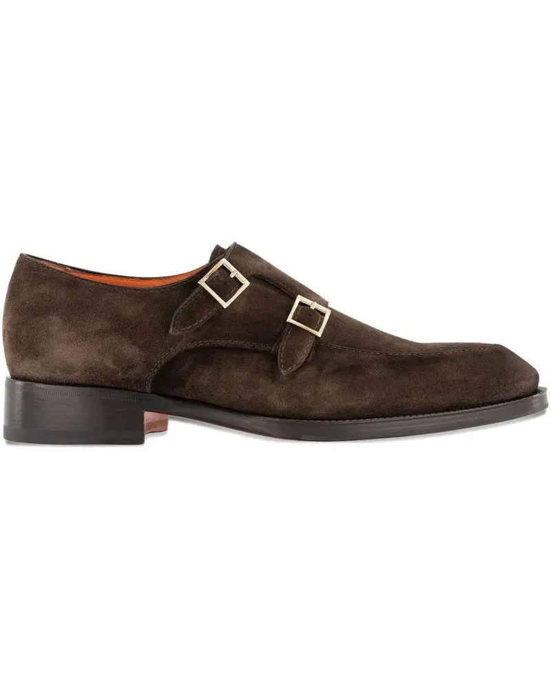 Santoni Schuhe aus Wildleder - Braun Braun